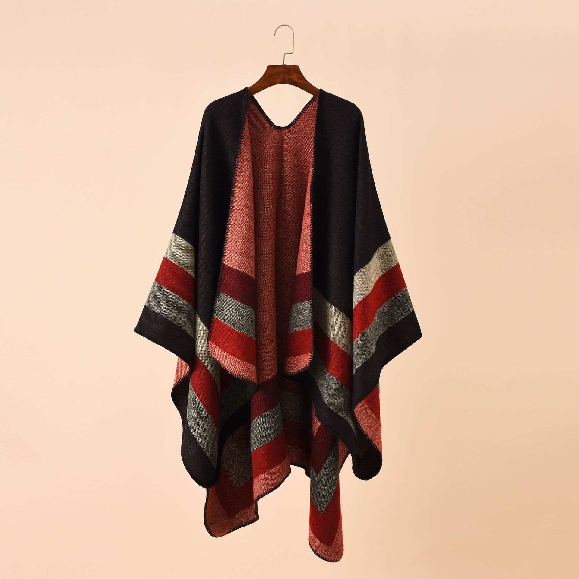 Cashmere Pashmina Wrap - 2024 새로운 패션 겨울 따뜻한 격자