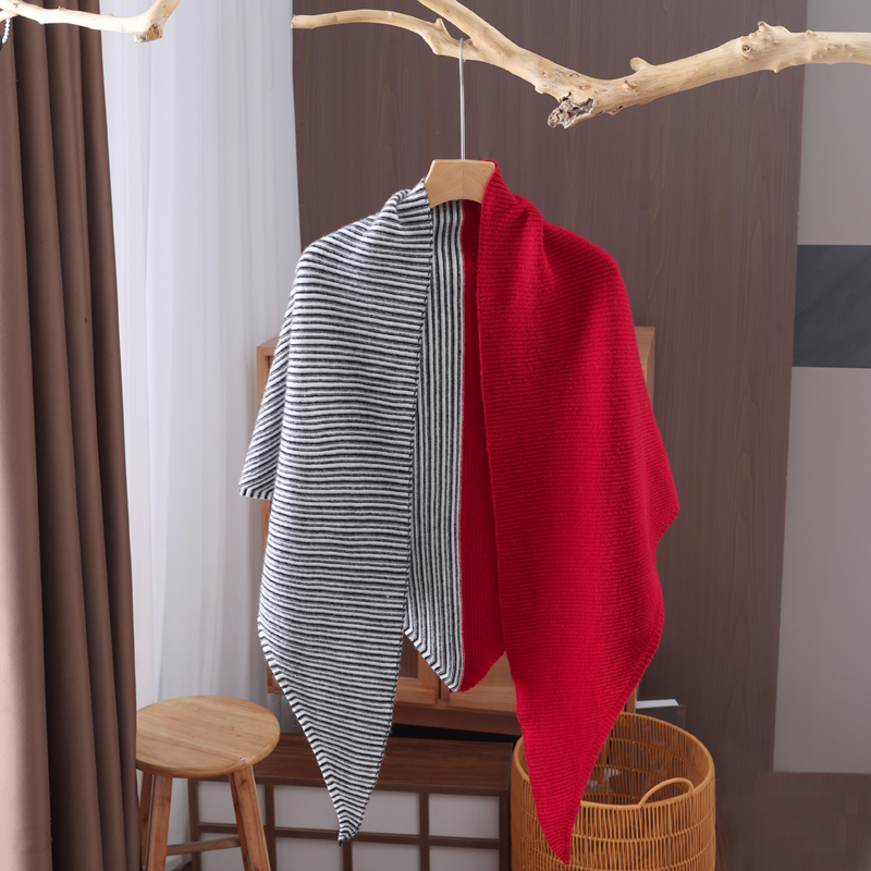 Wool Scarf Men - 가을과 겨울 울 니트 삼각 스카프