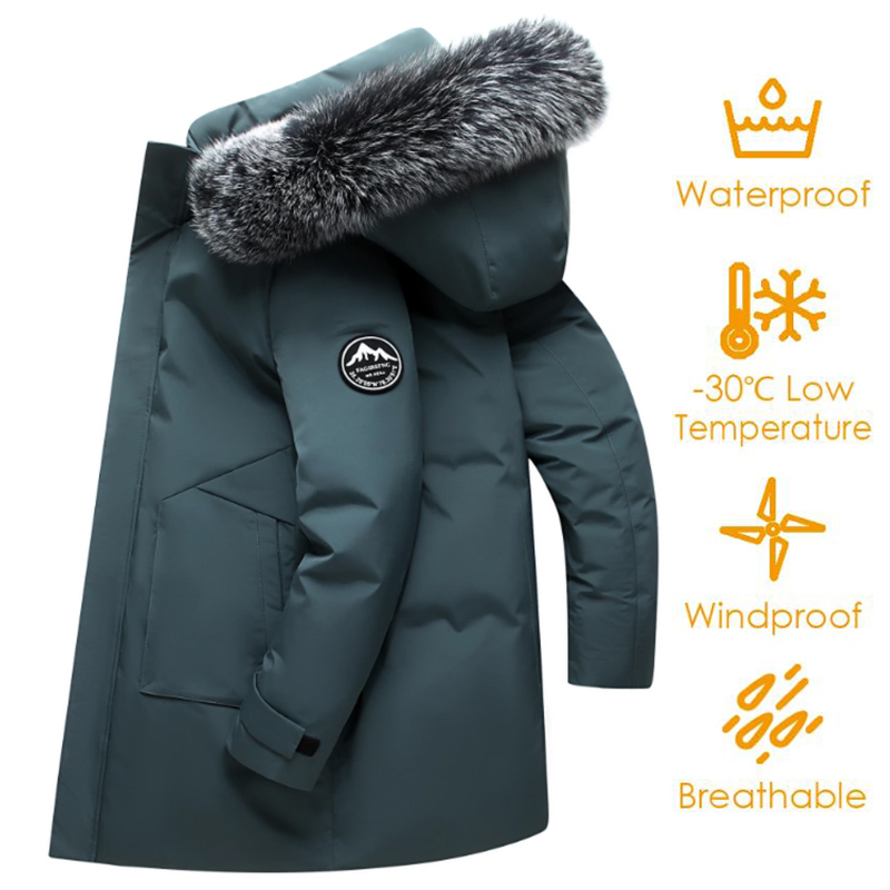 Down Jacket Packable - 가을 겨울 남성 방풍 다운 재킷