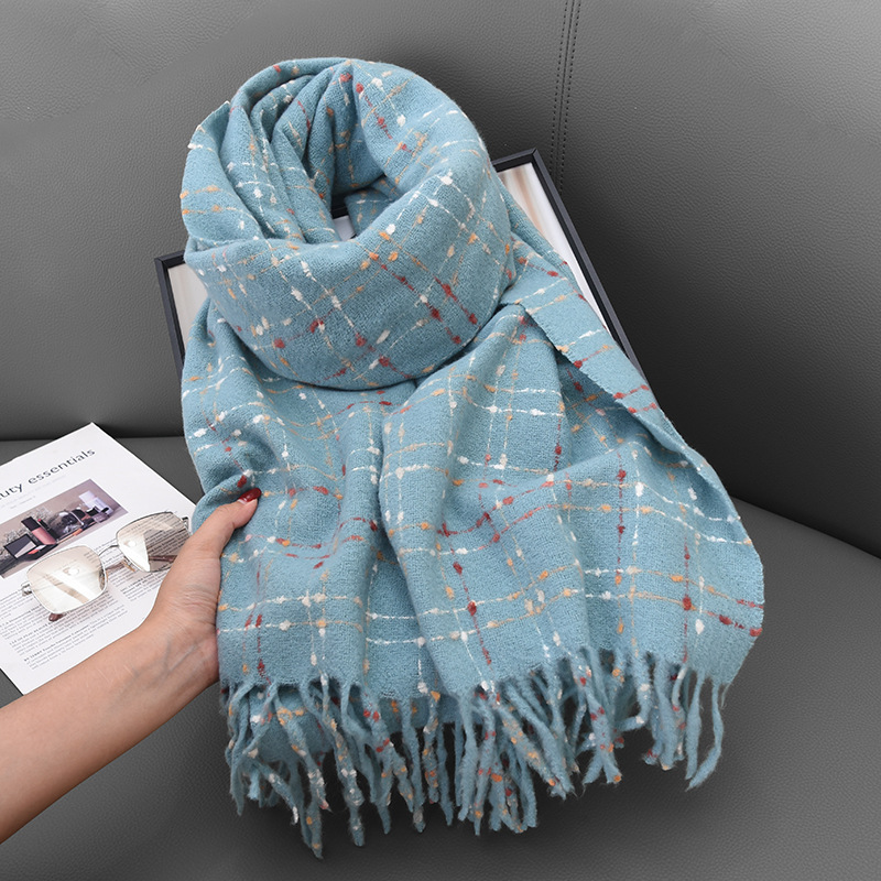 Cashmere Pashmina Wrap - 새로운 따뜻한 겨울 태슬 스카프 히잡