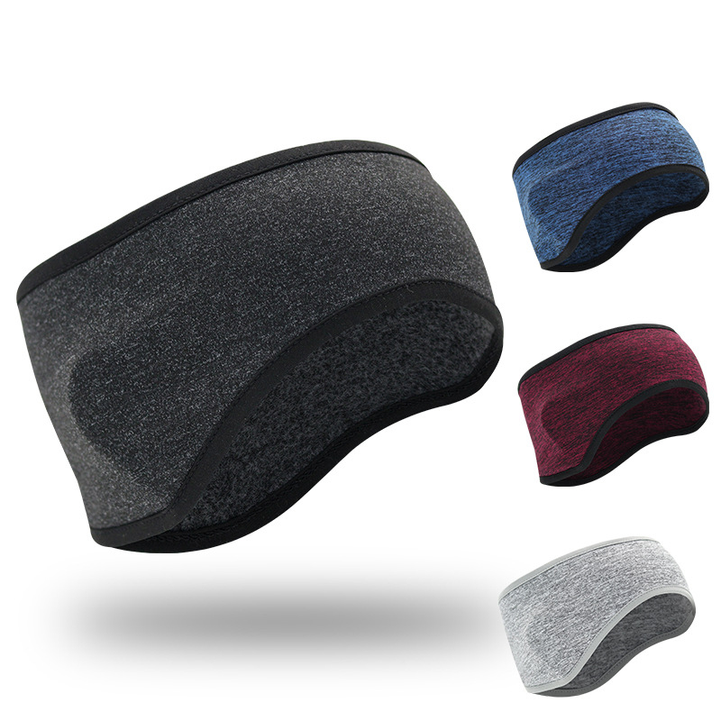 Fleece Ear Warmer Band - 남녀공용 겨울 사이클링 이어 워머 헤드밴드,