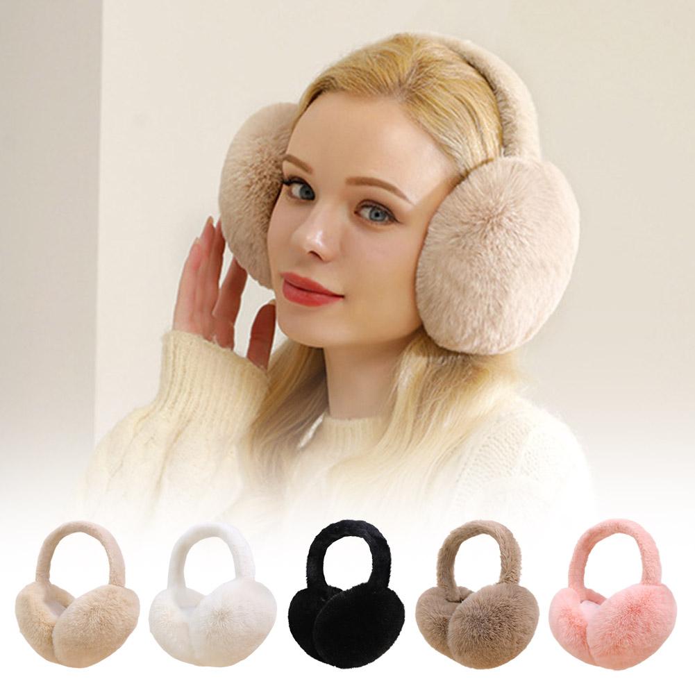 Earmuffs Foldable - 패션 겨울 따뜻한 귀마개 여성용 푹신한