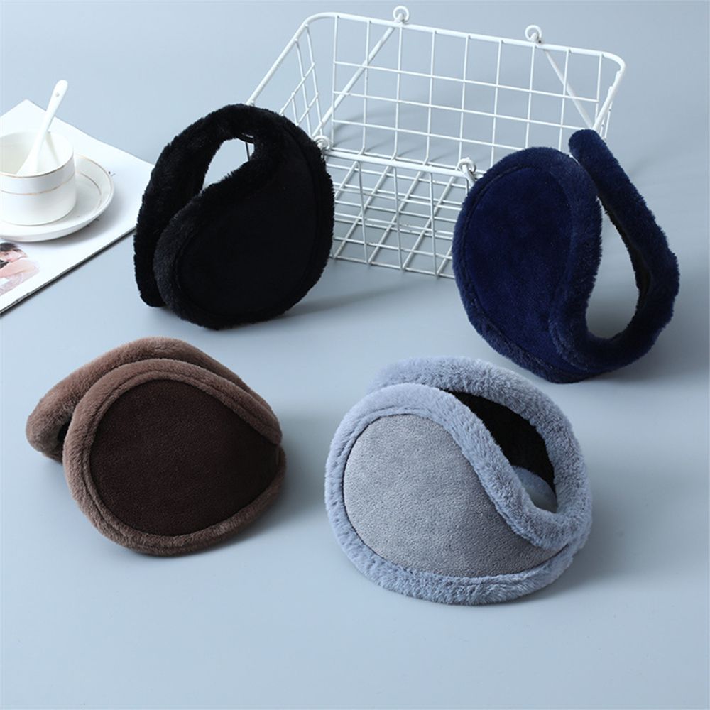 Fleece Ear Warmer Band - 남녀공용 두꺼운 봉제 귀마개, 밴드 헤드