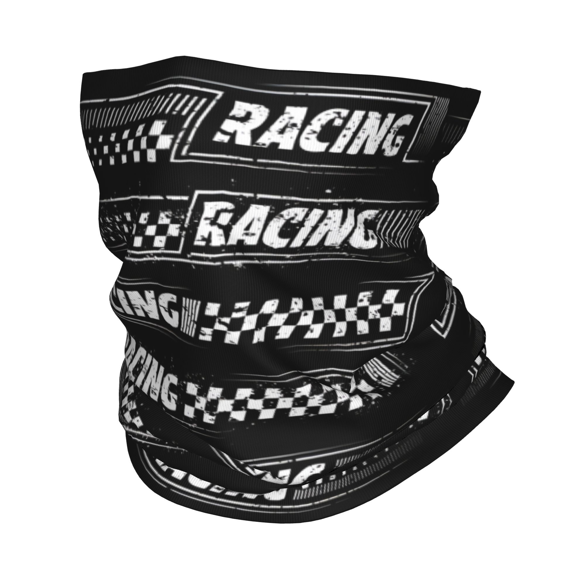 Neck Gaiter Fleece - 맞춤형 레이싱 스피드 랠리 레이스 체크