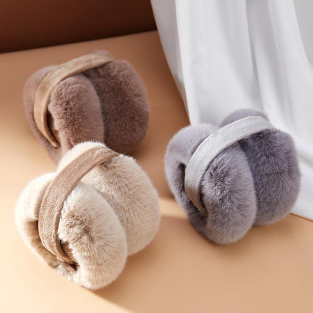 Earmuffs Foldable - 여성용 겨울 귀마개, 접이식 이어 워머,