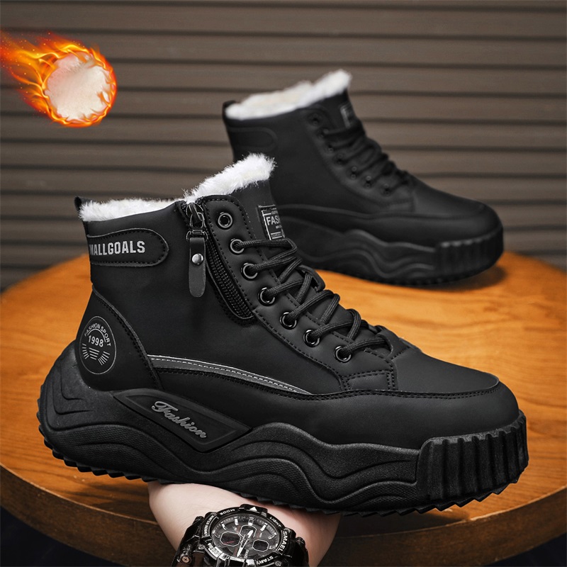 Waterproof Winter Boot - 남성용 겨울 스노우 부츠, 보온 방한