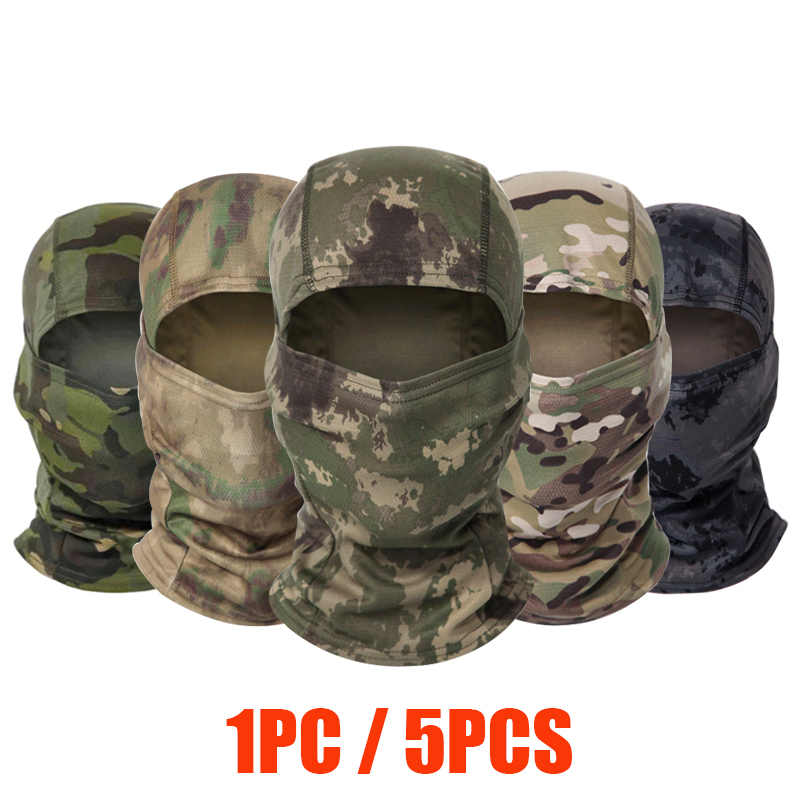 Balaclava Ski Mask - 1pc/5pcs 신축성 있는 통기성 발라클라바 캡