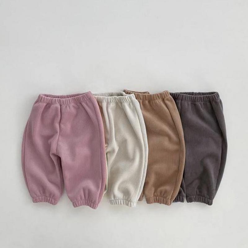 Corduroy Pant Warm - 2025 겨울 유아 여아용 따뜻한 코듀로이