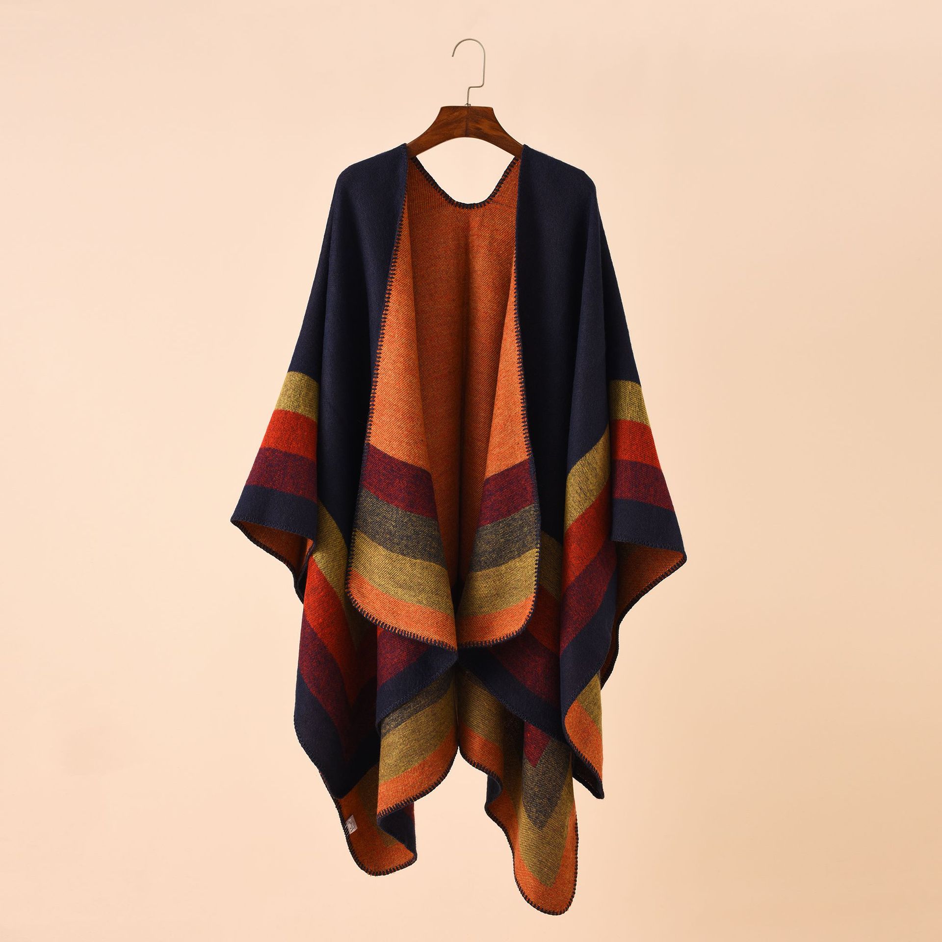 2024 새로운 패션 겨울 따뜻한 격자 무늬 판초와 여 - Cashmere Pashmina Wrap 리뷰 및 가격