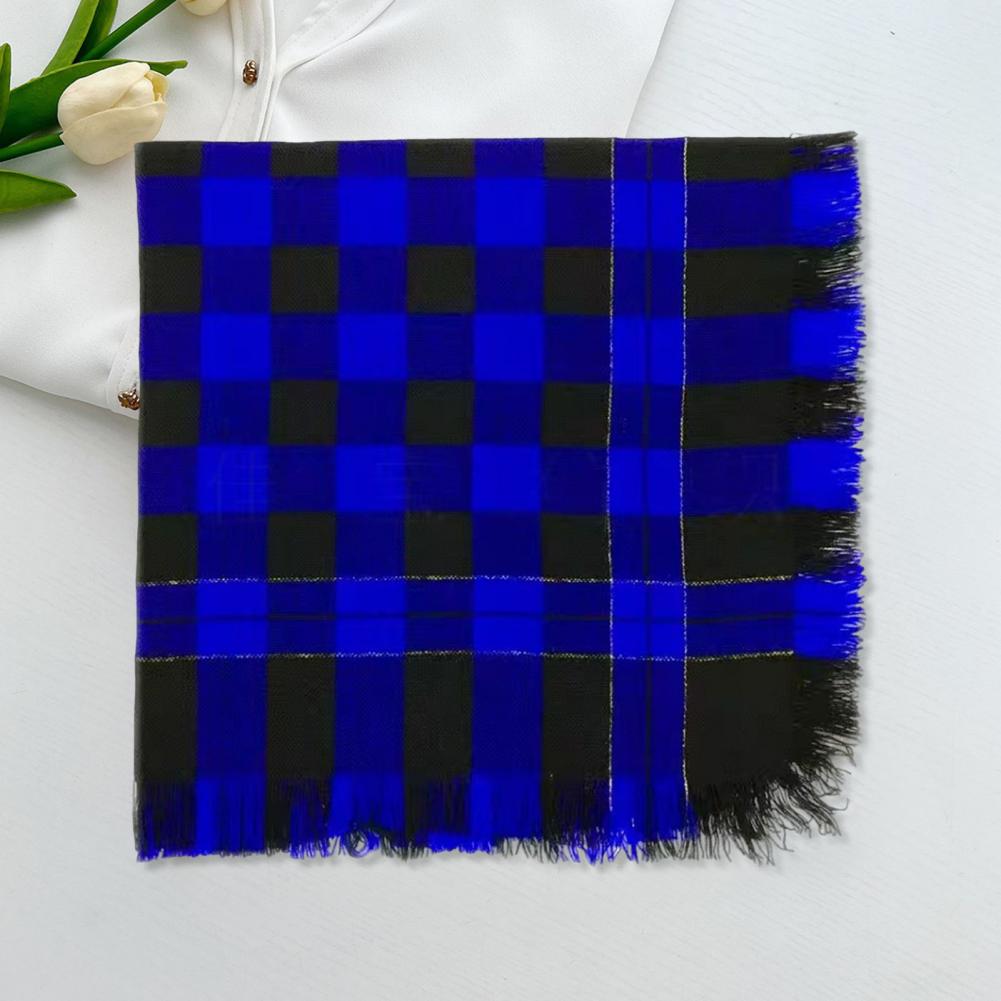 2025 울 스퀘어 스카프 태슬 장식 체크 패턴 여성  - Wool Scarf Men 리뷰 및 가격