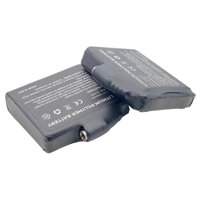 2-8PCS 리튬 폴리머 7.4V 3000mAh 배터리 - Heated Vest Battery 리뷰 및 가격