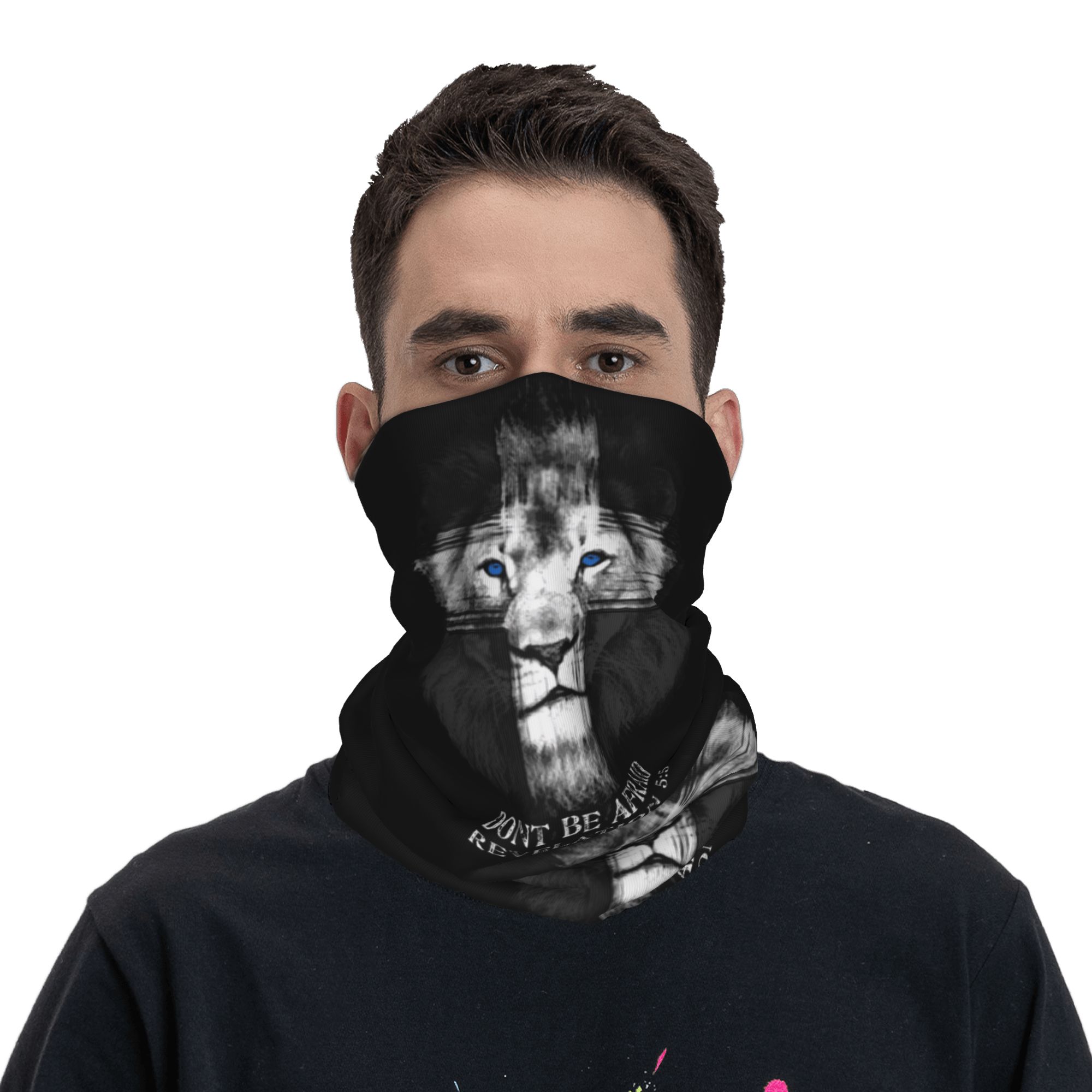 커스텀 쿨 라이온 오브 유다 예수 십자가 겨울 헤드밴드 - Neck Gaiter Fleece 리뷰 및 가격