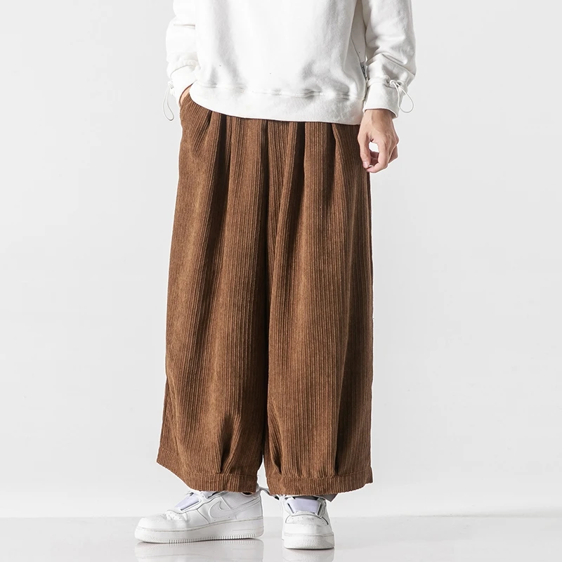 남성용 일본 따뜻한 두꺼운 코듀로이 바지, 하라주쿠 와 - Corduroy Pant Warm 리뷰 및 가격