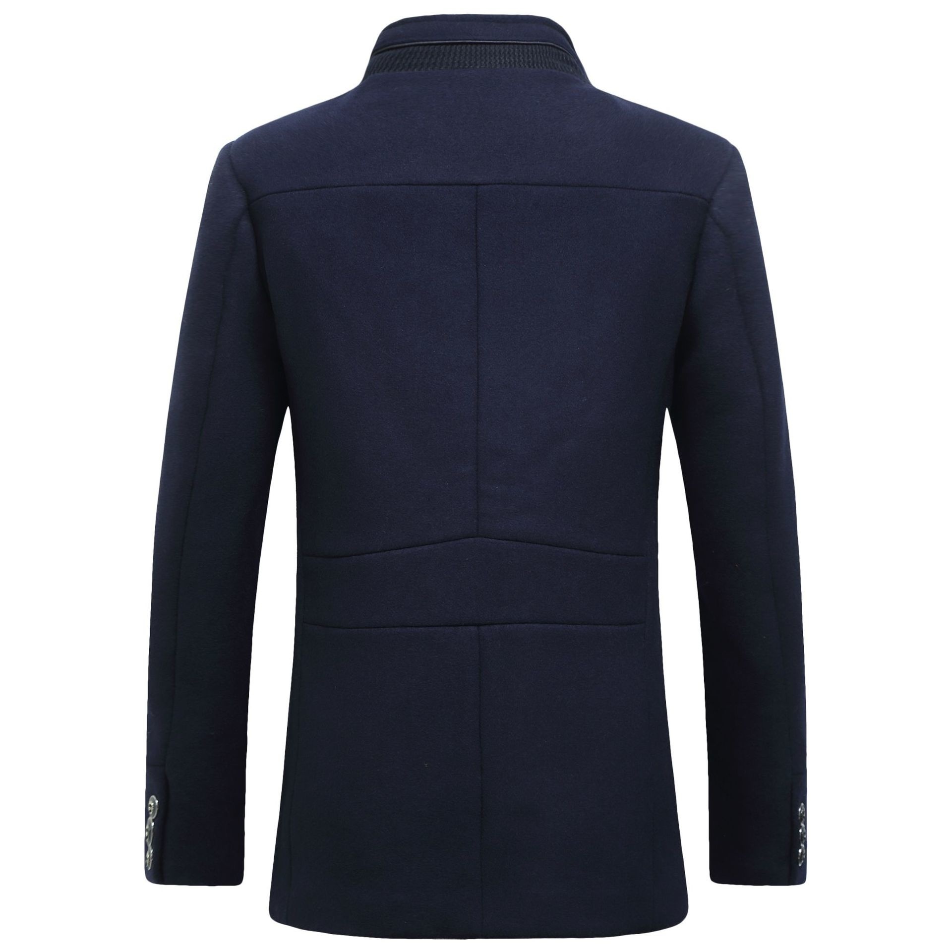패션 남자 양모 자 켓 클래식 더블 브레스트 양모 혼합 - Wool Coat Peacoat 리뷰 및 가격