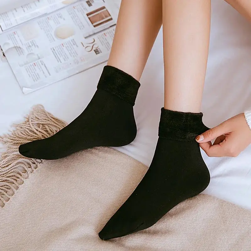 여성용 보온 스노우 양말 가을 겨울 두꺼운 따뜻한 짧은 - Thermal Sock Wool 리뷰 및 가격