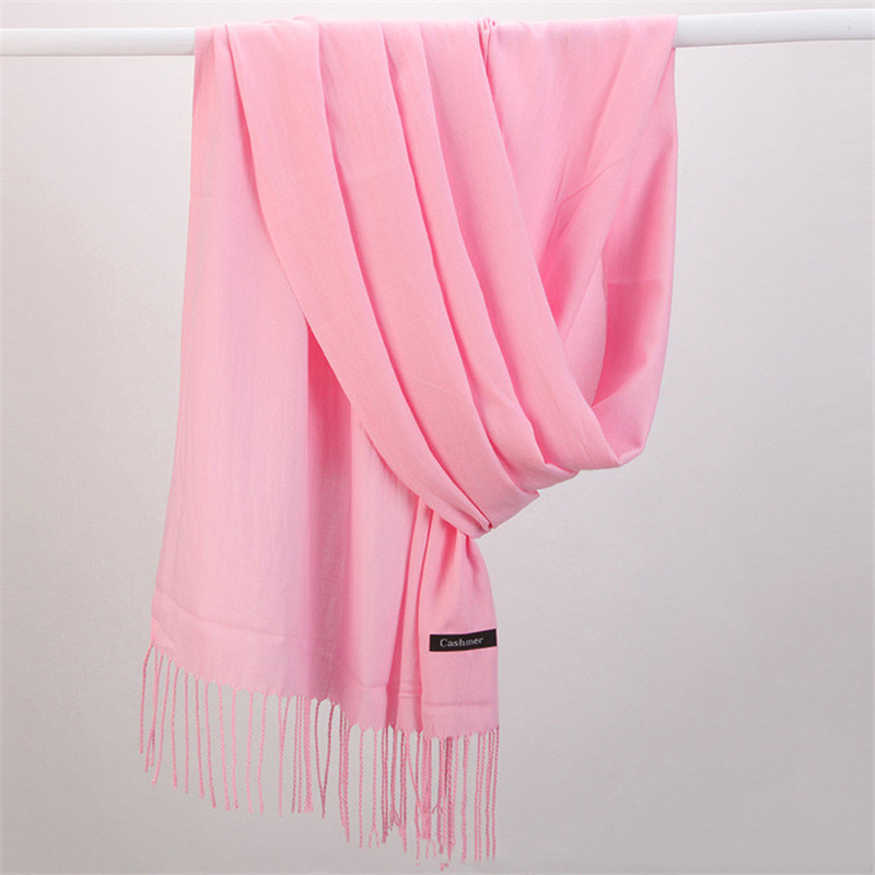 패션 솔리드 컬러 2023 여성 스카프 겨울 Hijab - Cashmere Pashmina Wrap 리뷰 및 가격