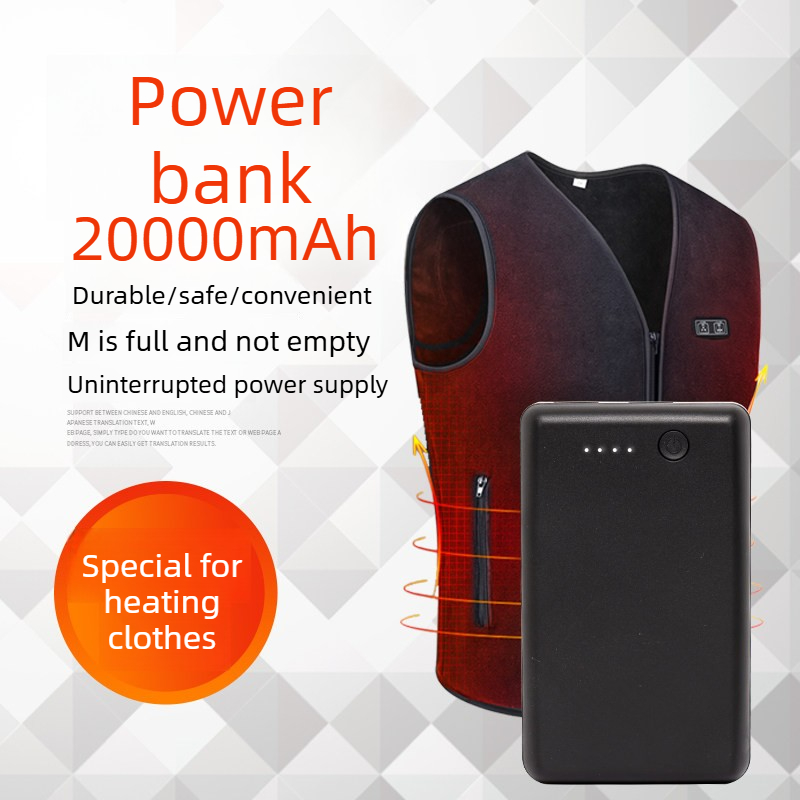 새로운 50000mAh 20000mAh 파워 뱅크, 발 - Heated Vest Battery 리뷰 및 가격
