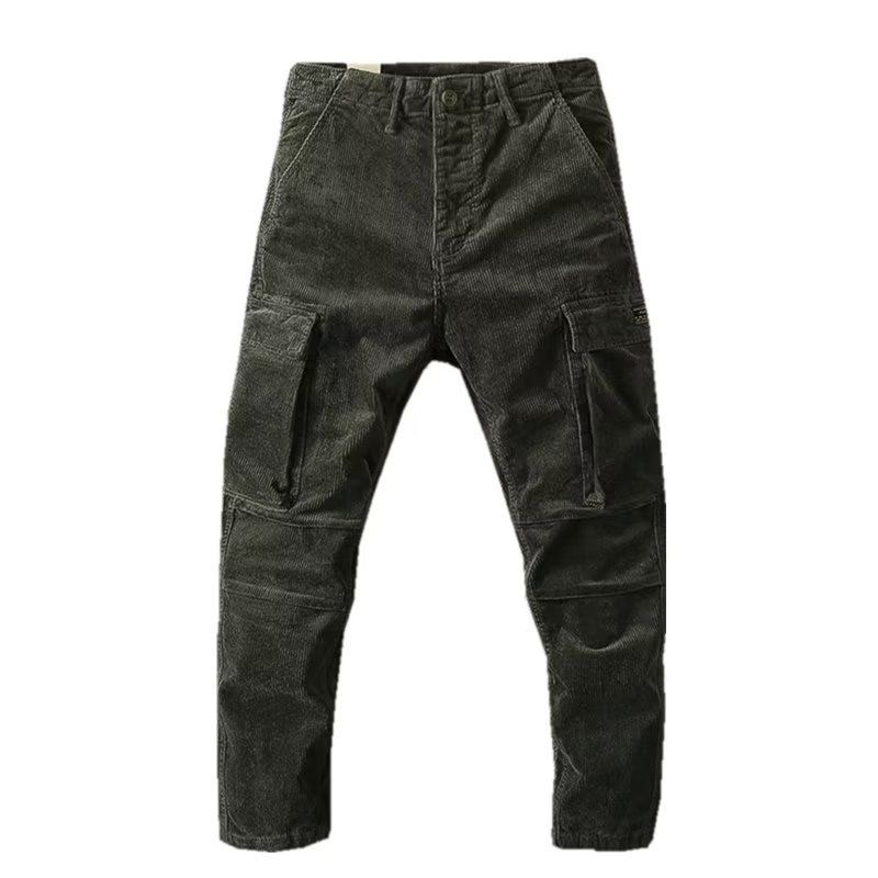 봄과 가을 새로운 패션 솔리드 컬러 두꺼운 따뜻한 코듀 - Corduroy Pant Warm 리뷰 및 가격