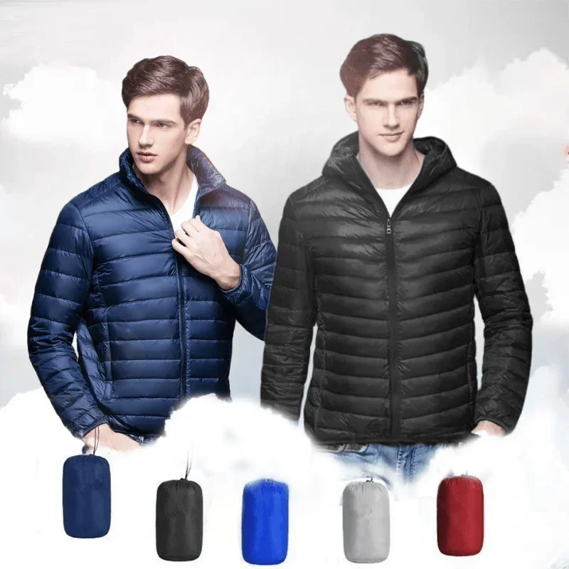 UETEEY 2024 가을 겨울 화이트 오리 자켓 남자 - Down Jacket Packable 리뷰 및 가격