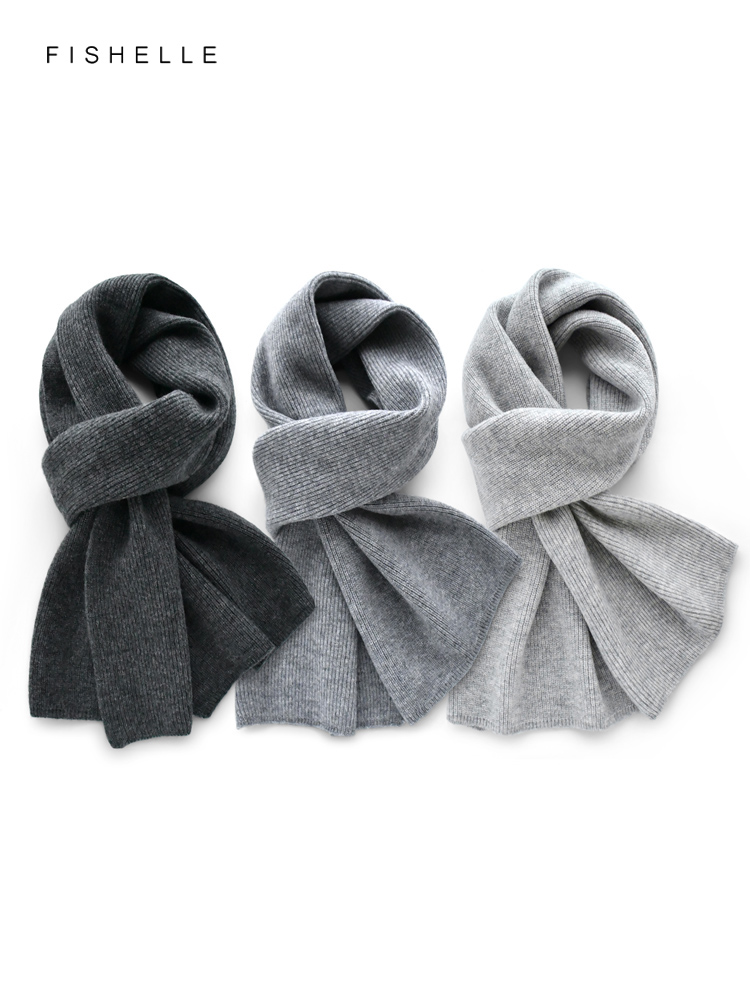 회색 단색 캐시미어 스카프, 겨울 여성 양모 스카프,  - Wool Scarf Men 리뷰 및 가격