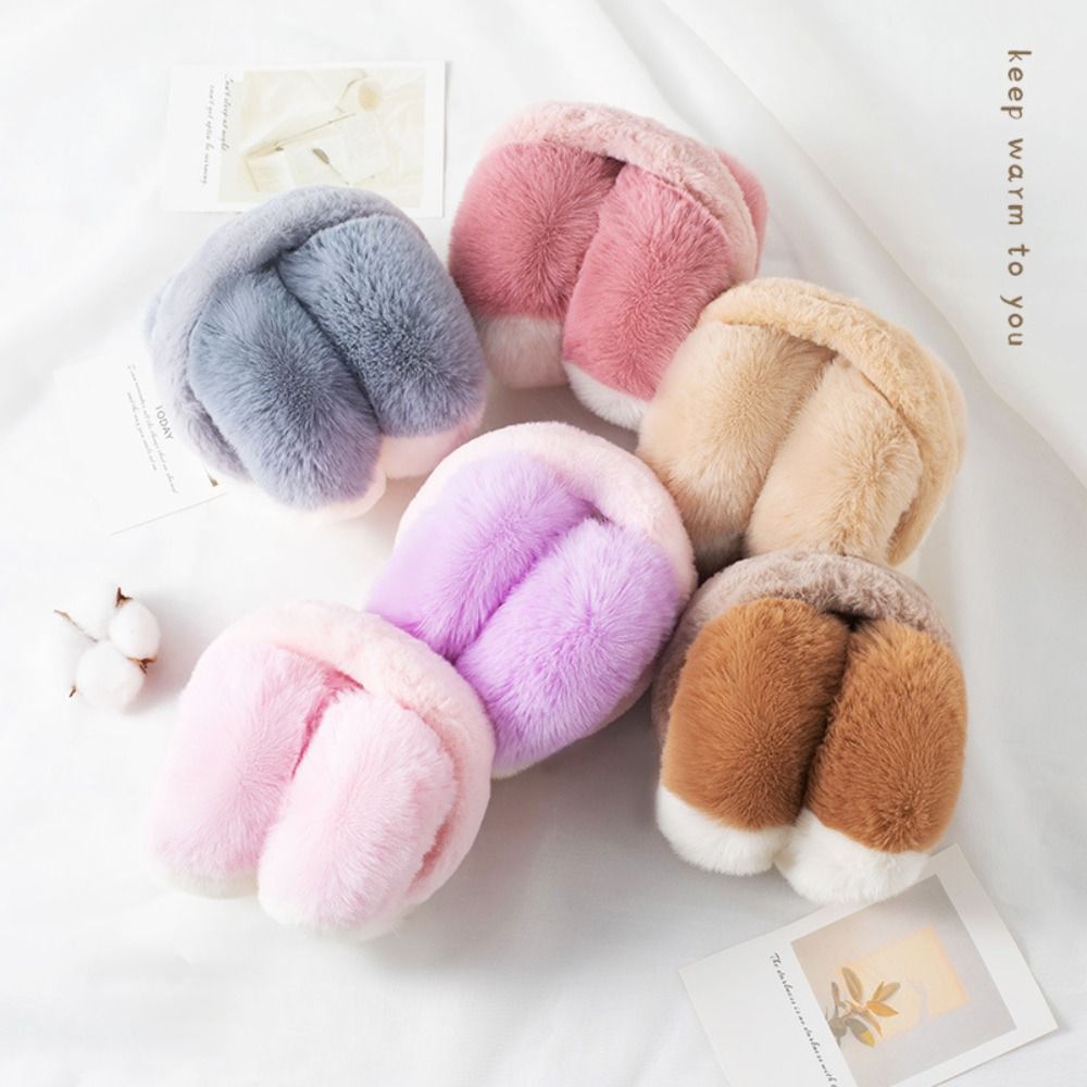 패션 인조 모피 귀마개 캔디 컬러 두꺼운 접이식 귀덮개 - Earmuffs Foldable 리뷰 및 가격