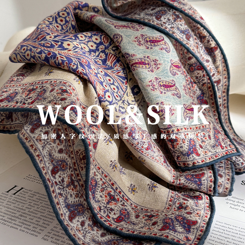 70% 울 30% 실크 스카프 여성용 반다나 스퀘어 스 - Wool Scarf Men 리뷰 및 가격