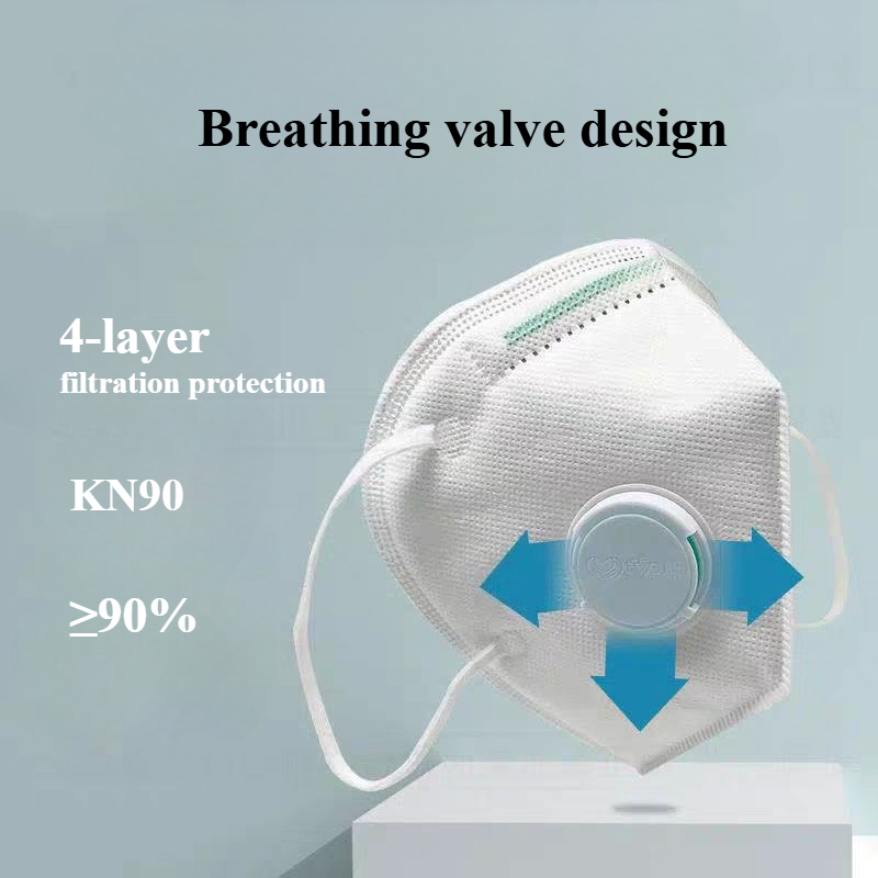 30/60/90pcs Cubreboca 통기성 밸브 접 - Earmuffs Foldable 리뷰 및 가격