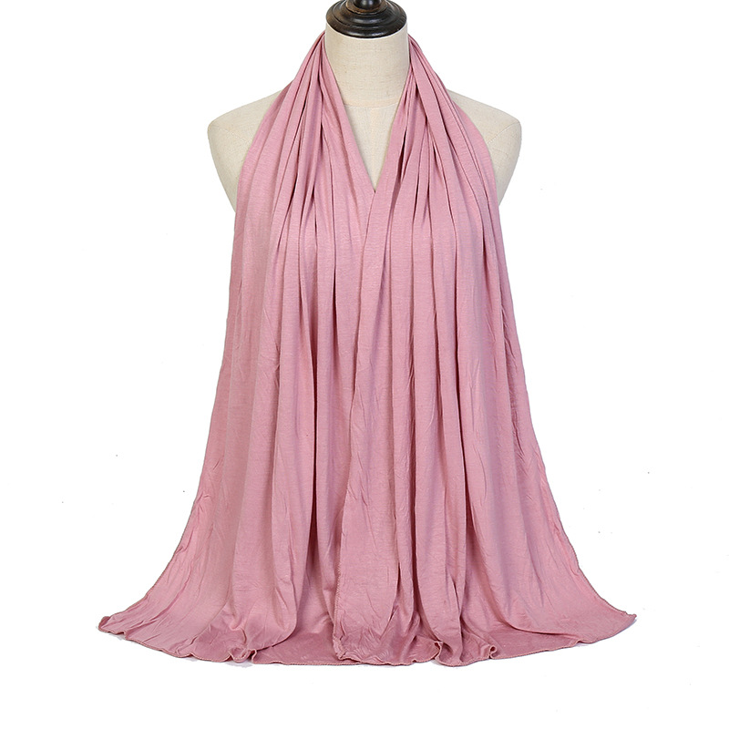 30 색상 일반 솔리드 모달 저지 Hijab 여성 겨울 - Shawl Wrap Winter 리뷰 및 가격