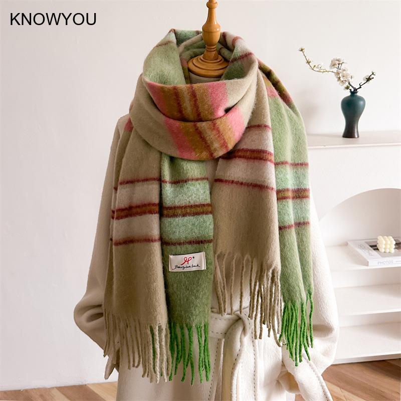 2026 겨울 두꺼운 따뜻한 스카프 여성용 캐시미어 숄 - Cashmere Pashmina Wrap 리뷰 및 가격