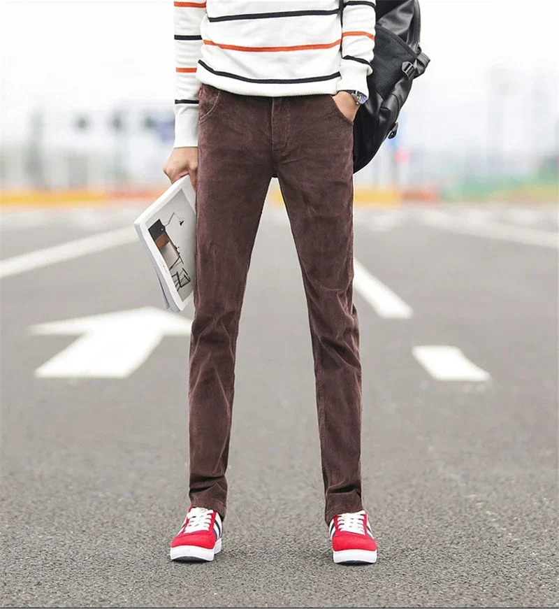 2023 가을 겨울 남성 캐주얼 코듀로이 바지 비즈니스 - Corduroy Pant Warm 리뷰 및 가격