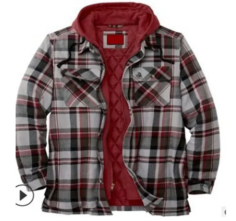 남성 플리스 안감 플란넬 체크 셔츠 재킷 버튼다운 셰르 - Flannel Shirt Lined 리뷰 및 가격