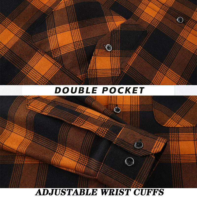 QICHE 플리스 안감 두꺼운 플란넬 셔츠 남성용 후드 - Flannel Shirt Lined 리뷰 및 가격