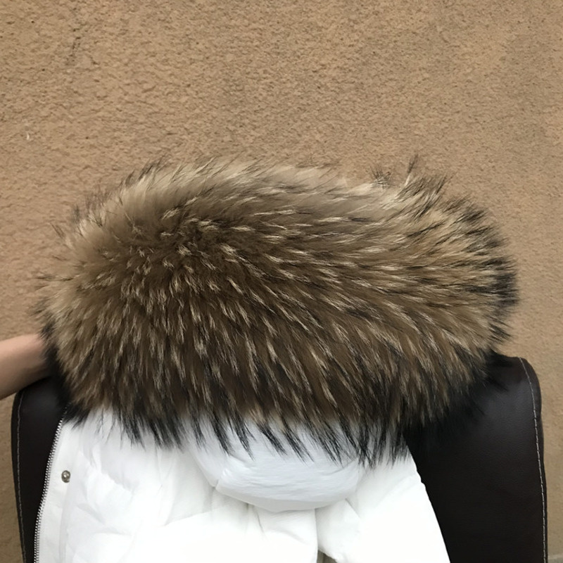 여성용 천연 너구리 모피 칼라, 여성 코트, 후드 모피 - Shawl Wrap Winter 리뷰 및 가격