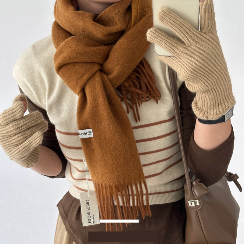 우아한 좋은 품질 100% 양모 스카프 여성 남성 가을 - Wool Scarf Men 리뷰 및 가격