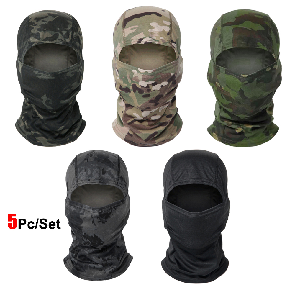 5개입 카모 발라클라바 풀페이스 마스크 사이클링 오토바 - Balaclava Ski Mask 리뷰 및 가격