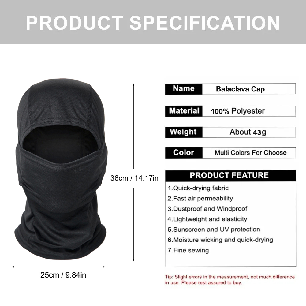 5개입 카모 발라클라바 풀페이스 마스크 사이클링 오토바 - Balaclava Ski Mask 리뷰 및 가격