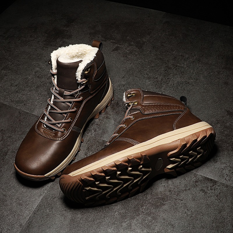 슈퍼 웜 남성 겨울 부츠 큰 사이즈 남성 부츠 퍼 플러 - Waterproof Winter Boot 리뷰 및 가격