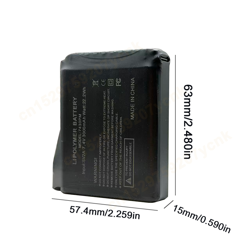 7.4V 3000mAh 발열 장갑 배터리 (발열 조끼, - Heated Vest Battery 리뷰 및 가격
