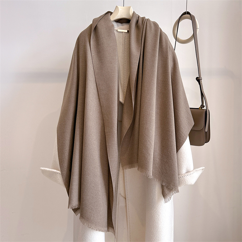 럭셔리 겨울 캐시미어 스카프 여성 솔리드 손수건 따뜻한 - Cashmere Pashmina Wrap 리뷰 및 가격