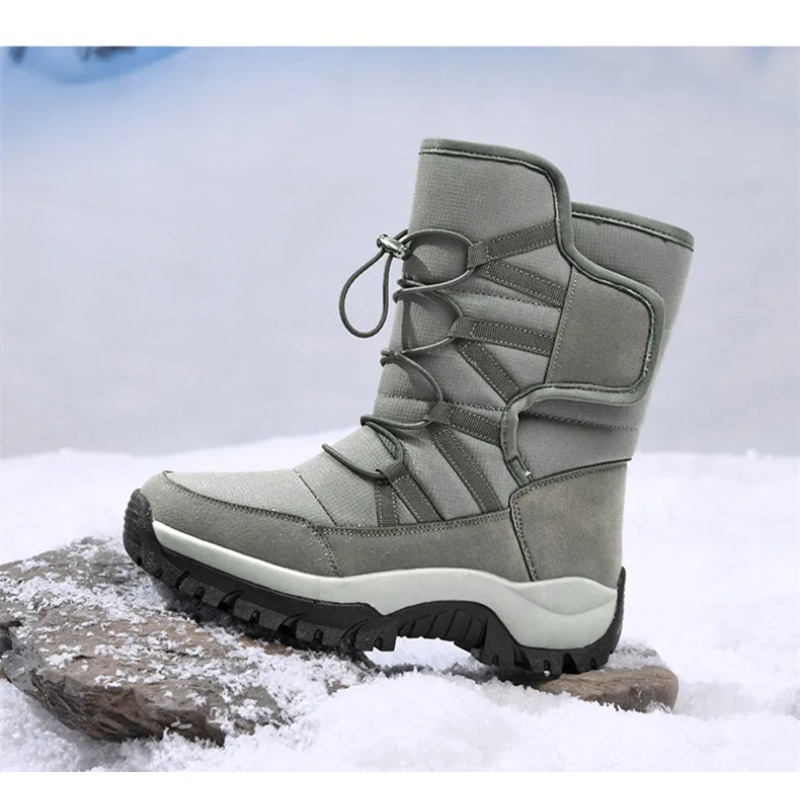 남성용 따뜻한 플러시 커플 스노우 부츠 아웃도어 미끄럼 - Waterproof Winter Boot 리뷰 및 가격