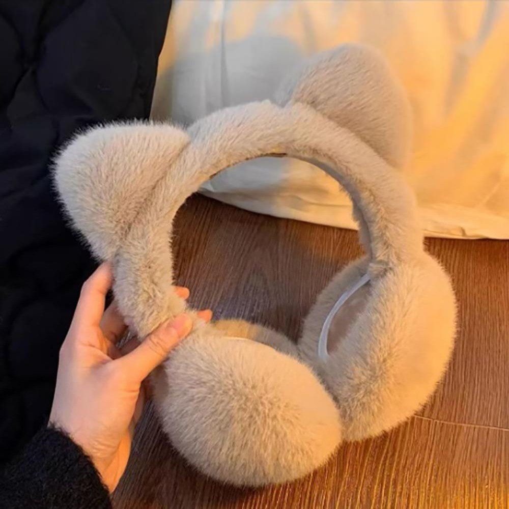 귀여운 고양이 귀마개 겨울 따뜻한 방풍 귀 덮개 여성용 - Earmuffs Foldable 리뷰 및 가격
