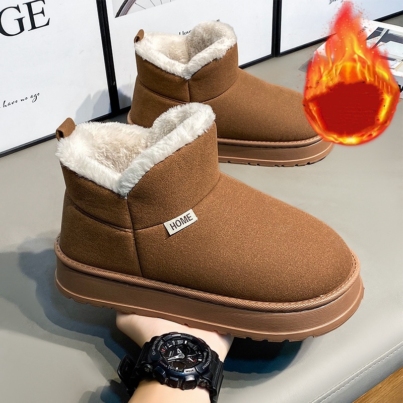 인기 있는 가을 및 겨울용 플리스 안감 따뜻한 커플 스 - Waterproof Winter Boot 리뷰 및 가격