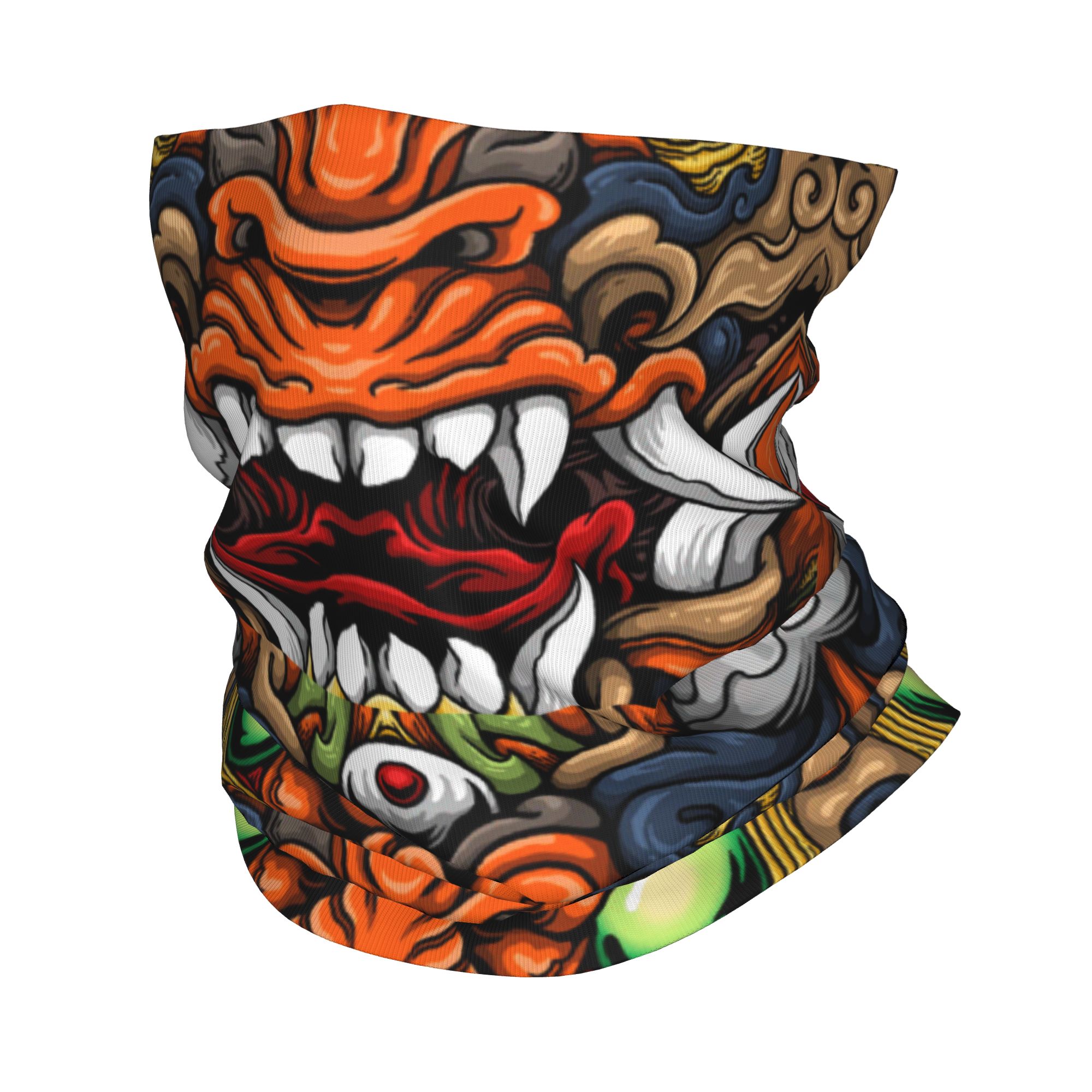 커스텀 사무라이 악마 오니 겨울 헤드밴드 넥 워머 여성 - Neck Gaiter Fleece 리뷰 및 가격