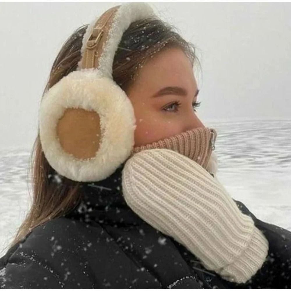 여성용 플러시 이어 머프 워머 접이식 이어 커버, 따뜻 - Earmuffs Foldable 리뷰 및 가격