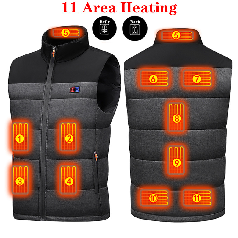 2025년 신제품 남녀용 발열 조끼, 11존 전기 발열 - Heated Vest Battery 리뷰 및 가격