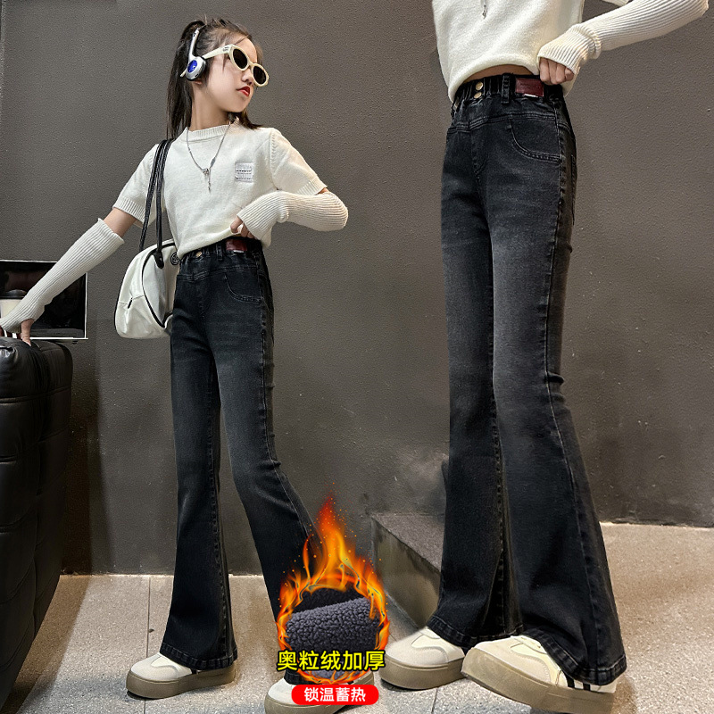 코듀로이 안감 플레어 청바지, 따뜻한 벨벳 두꺼운 데님 - Corduroy Pant Warm 리뷰 및 가격